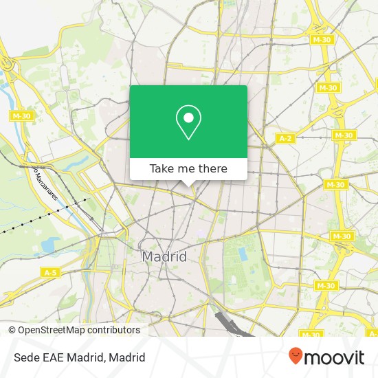 Sede EAE Madrid map