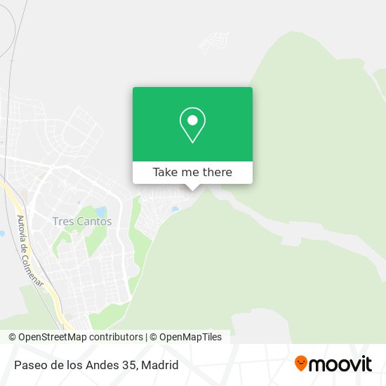 Paseo de los Andes 35 map