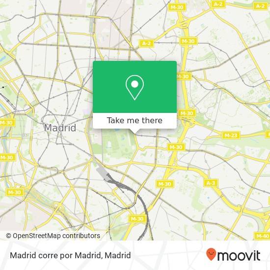 Madrid corre por Madrid map