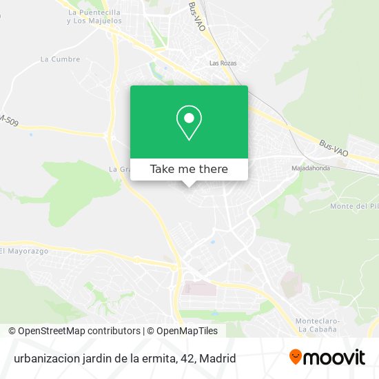 urbanizacion jardin de la ermita, 42 map