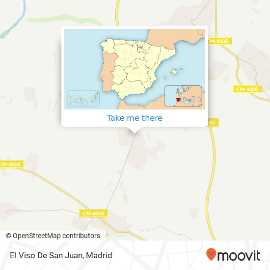 El Viso De San Juan map