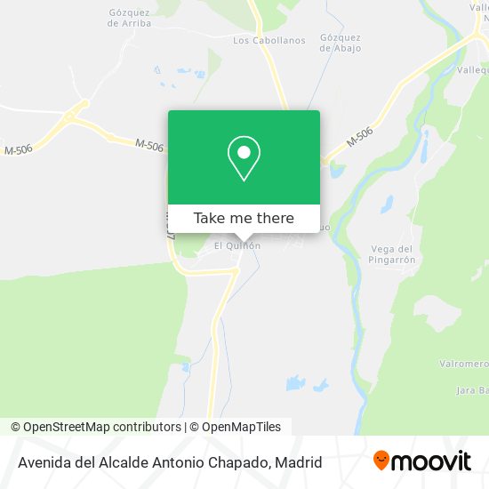mapa Avenida del Alcalde Antonio Chapado