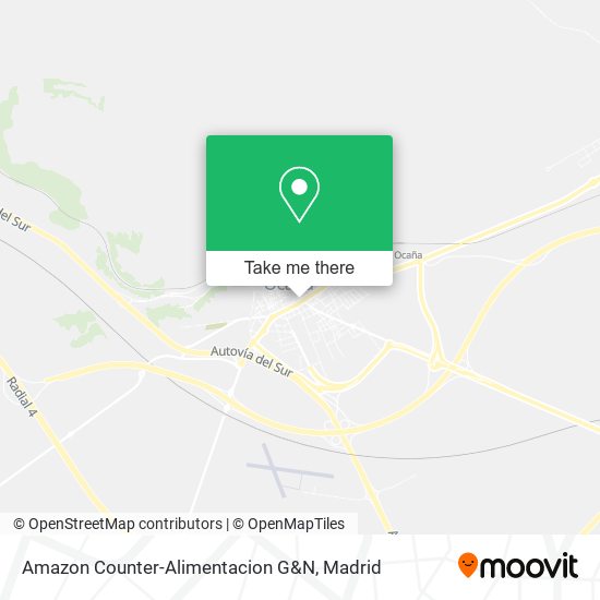 mapa Amazon Counter-Alimentacion G&N