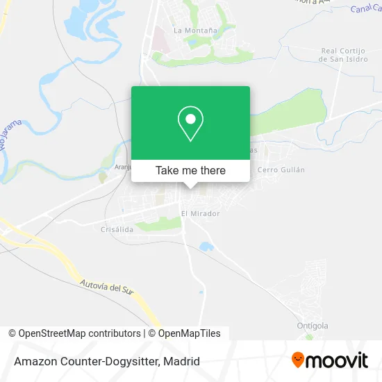 Amazon Counter-Dogysitter map
