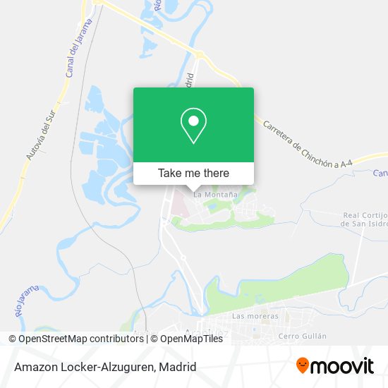 Amazon Locker-Alzuguren map