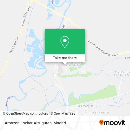 Amazon Locker-Alzuguren map