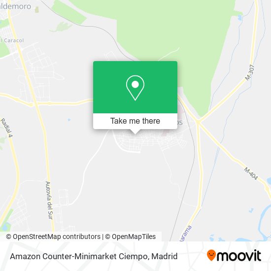 Amazon Counter-Minimarket Ciempo map