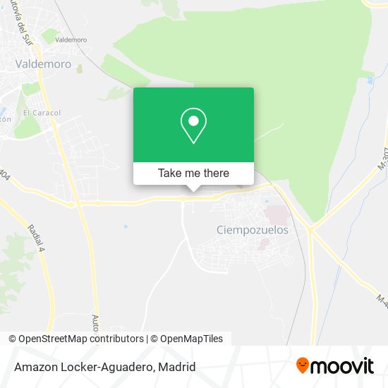 Amazon Locker-Aguadero map