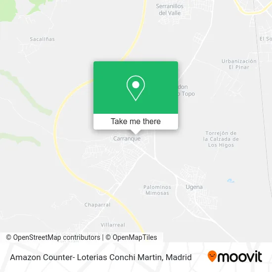 Amazon Counter- Loterias Conchi Martin map