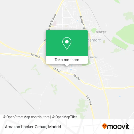 Amazon Locker-Cebas map