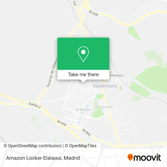 Amazon Locker-Elalaoui map