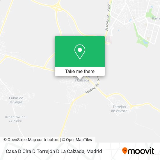mapa Casa D Clra D Torrejón D La Calzada