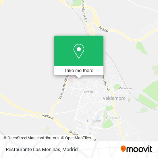 Restaurante Las Meninas map