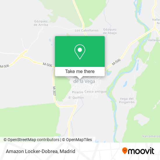 Amazon Locker-Dobrea map