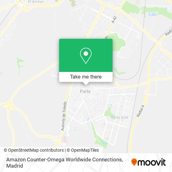 Amazon Counter-Omega Worldwide Connections map