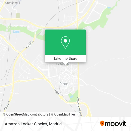 Amazon Locker-Cibeles map
