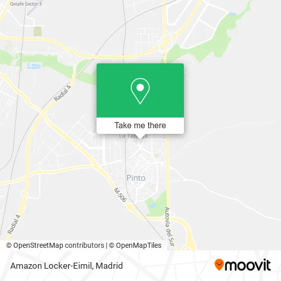 Amazon Locker-Eimil map