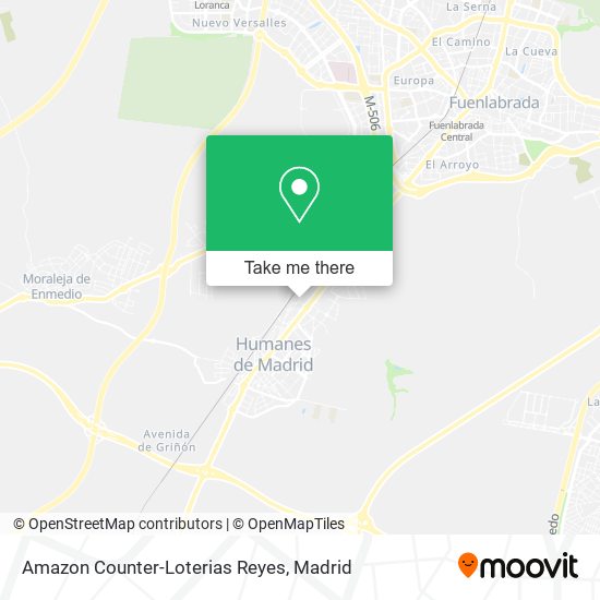 Amazon Counter-Loterias Reyes map