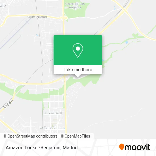 Amazon Locker-Benjamin map