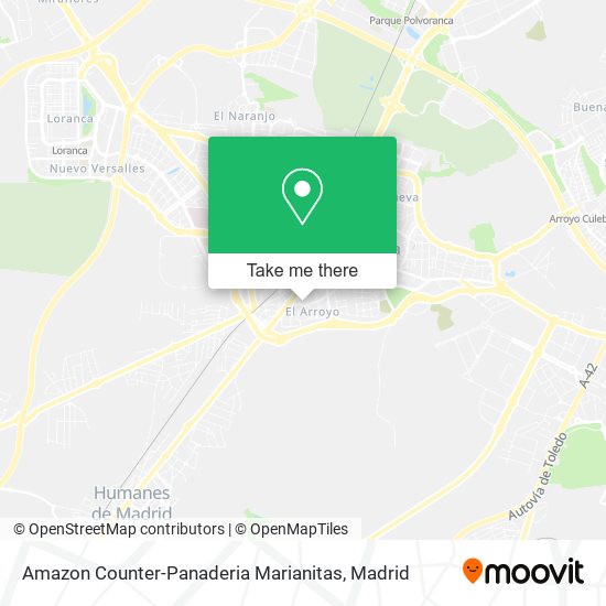 mapa Amazon Counter-Panaderia Marianitas