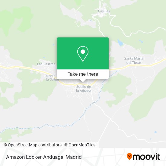 Amazon Locker-Anduaga map