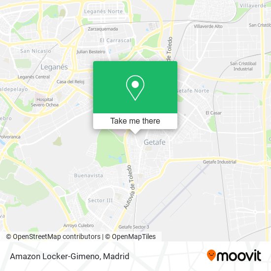 Amazon Locker-Gimeno map