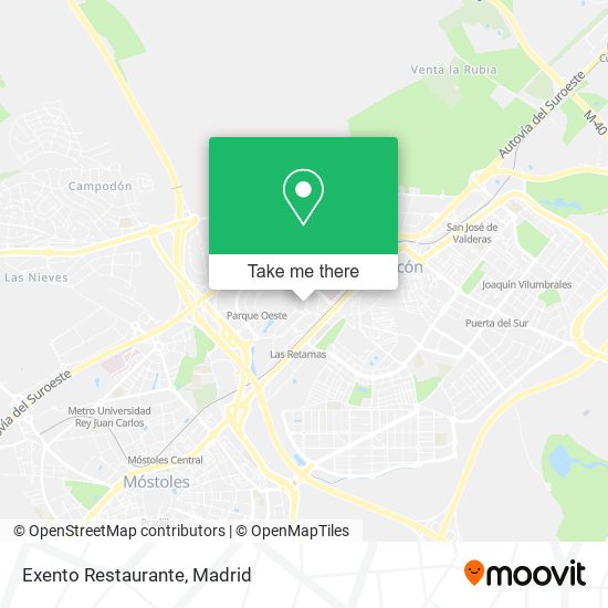 Exento Restaurante map