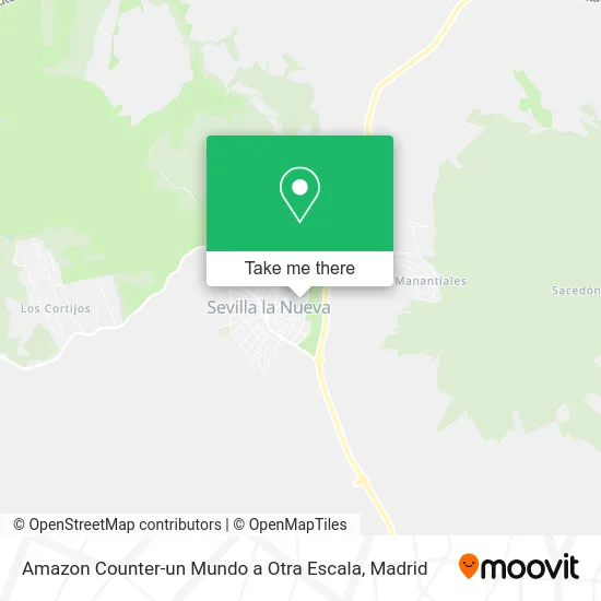 Amazon Counter-un Mundo a Otra Escala map