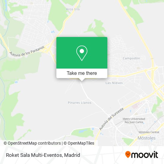 Roket Sala Multi-Eventos map