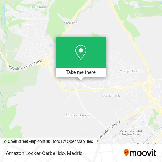 mapa Amazon Locker-Carbellido