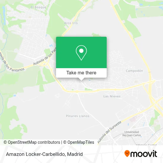 Amazon Locker-Carbellido map