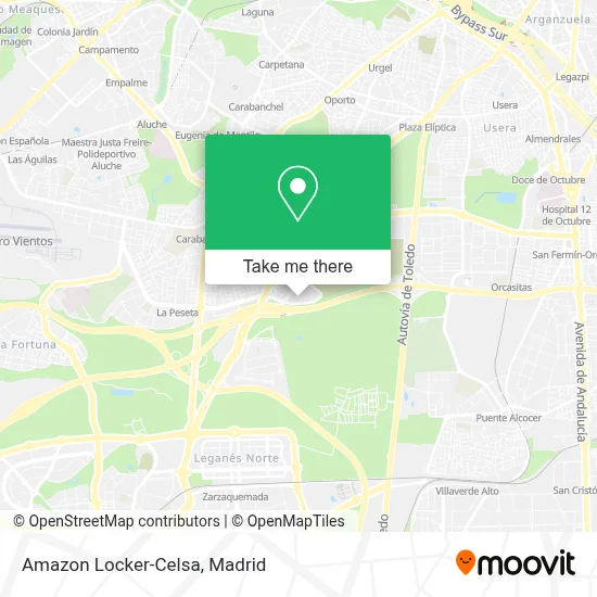 Amazon Locker-Celsa map