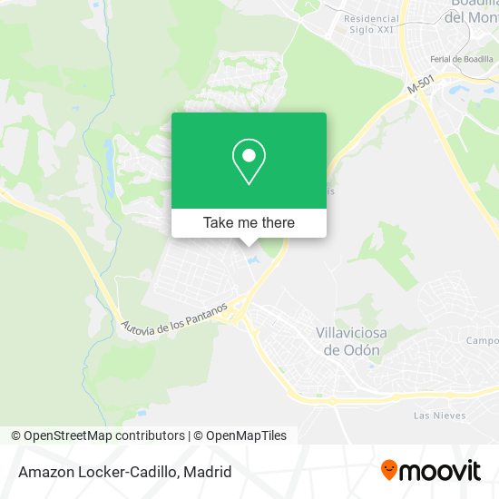 mapa Amazon Locker-Cadillo