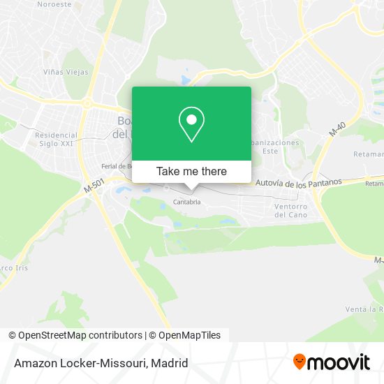 Amazon Locker-Missouri map