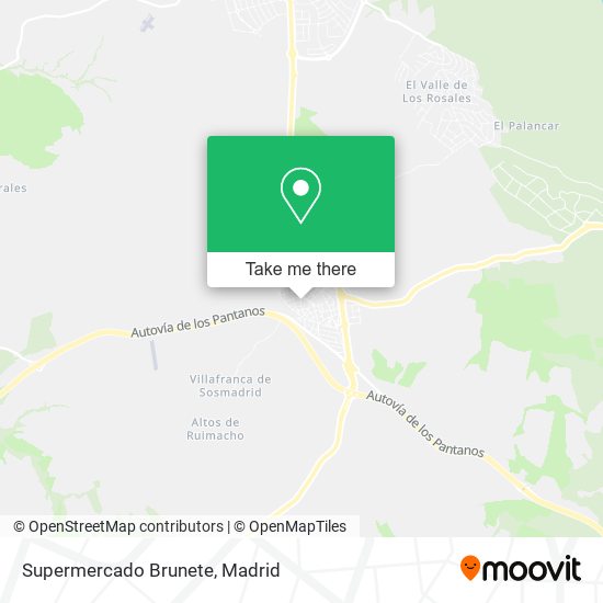 Supermercado Brunete map