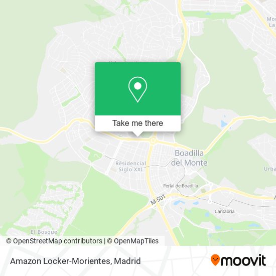 Amazon Locker-Morientes map