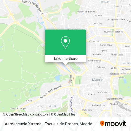 Aeroescuela Xtreme - Escuela de Drones map