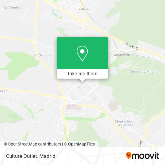 Culture Outlet map