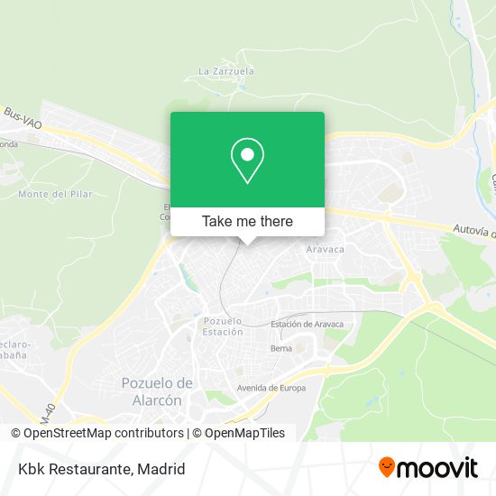 Kbk Restaurante map