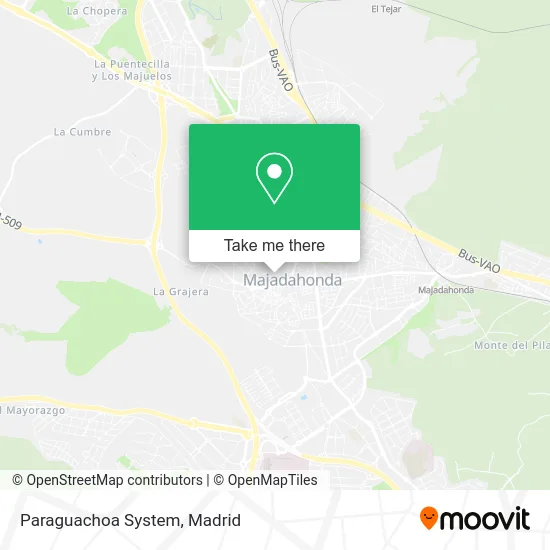 Paraguachoa System map