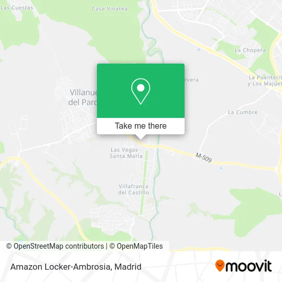 Amazon Locker-Ambrosia map