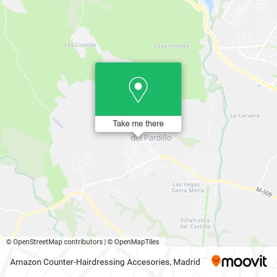 Amazon Counter-Hairdressing Accesories map