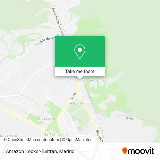 Amazon Locker-Beltran map