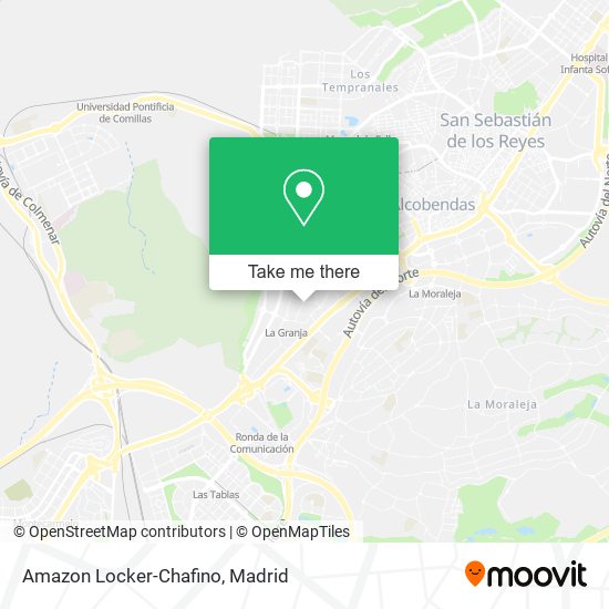 Amazon Locker-Chafino map