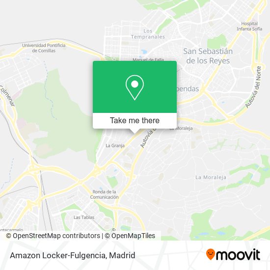 mapa Amazon Locker-Fulgencia