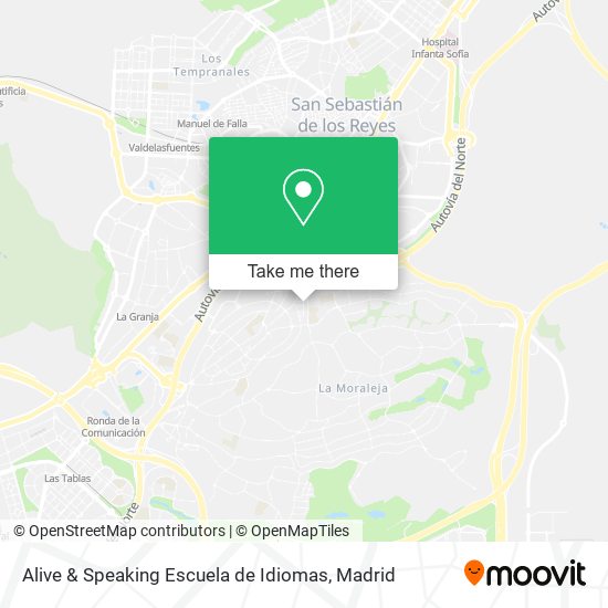 mapa Alive & Speaking Escuela de Idiomas