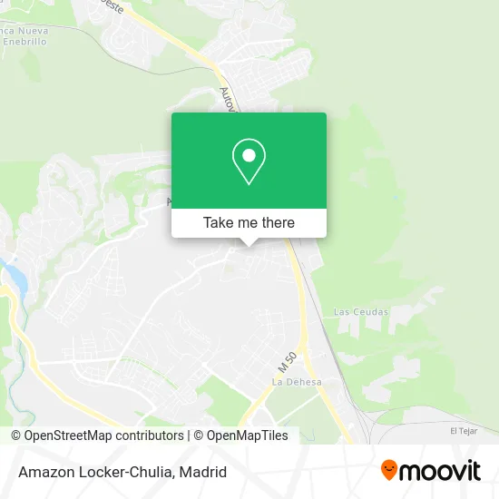 Amazon Locker-Chulia map