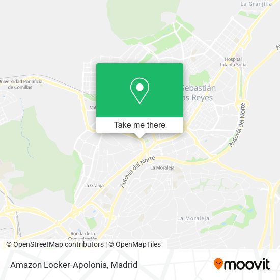 Amazon Locker-Apolonia map