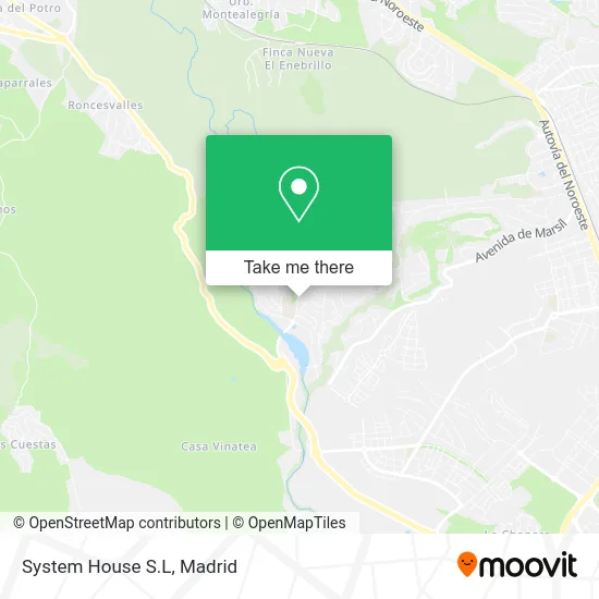 System House S.L map