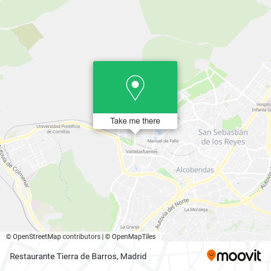 Restaurante Tierra de Barros map